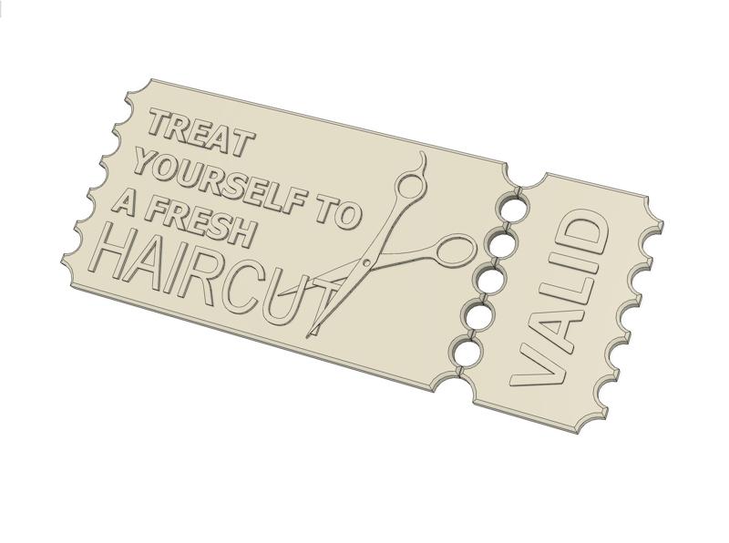 Haircut Gift card / voucher / coupon