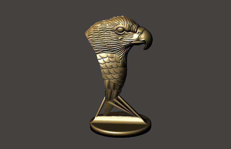 Magnificent Eagle Figured Bust - Gift - Table Ornament - B01