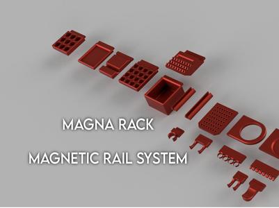 Magnarack Rail system Compatible with Multiboard
