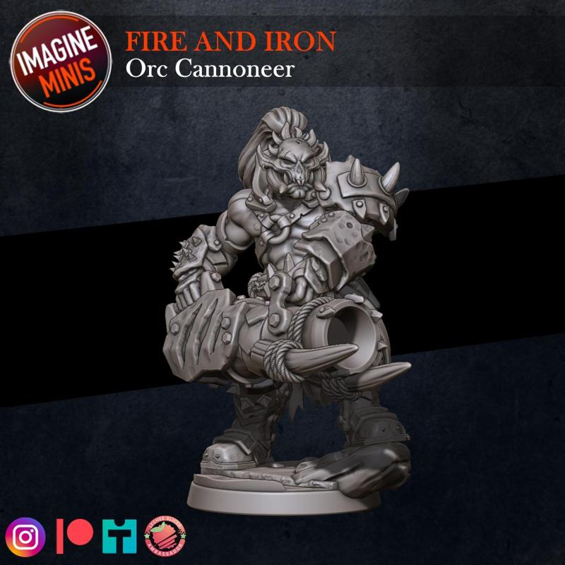Fire and Iron - Orc Cannoneer