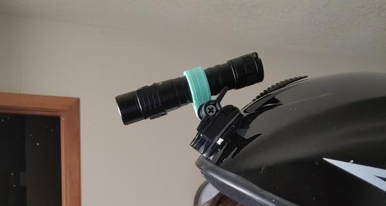 Gopro-style flashlight mounting adapters for Wurkkos FC-11 and WK-03