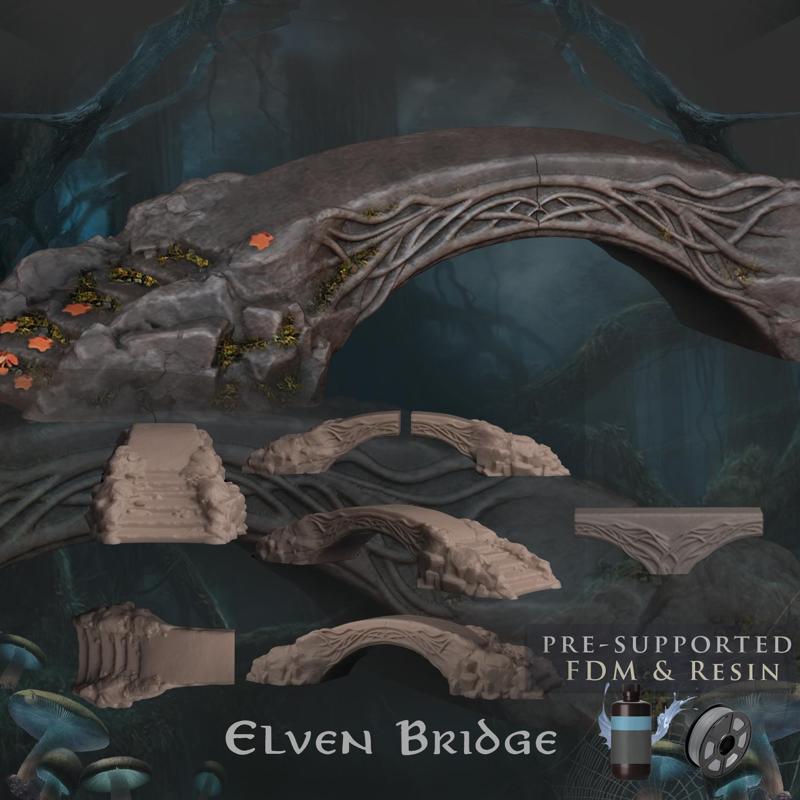 Elven forest bridge