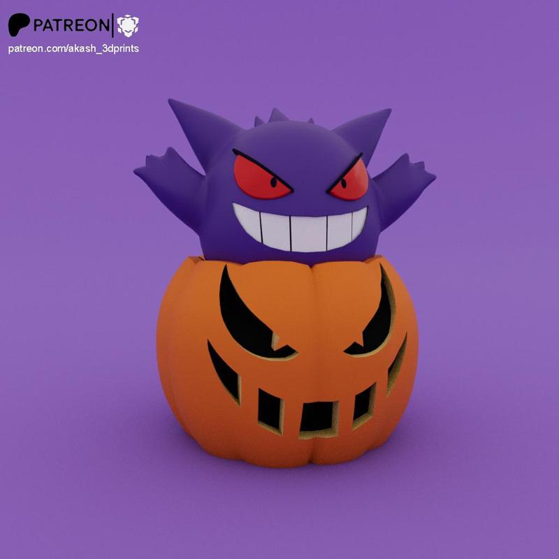 Multicolor - Halloween Special Pumpkin Gengar
