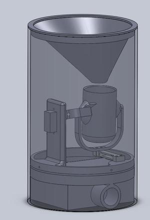 weighing rain gauge (weather station)