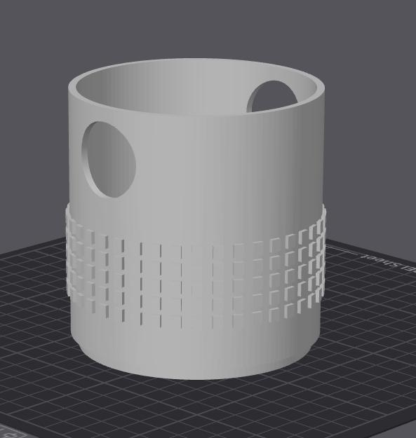 Stackable Round Cup with Grip
