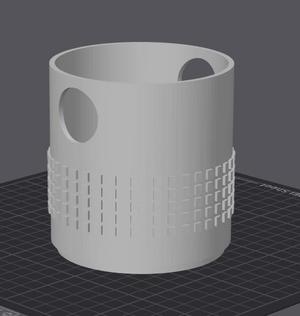 Stackable Round Cup with Grip