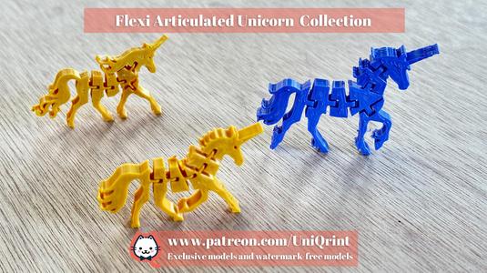 Flexi Articulated Unicorn Collection (Print in Place)