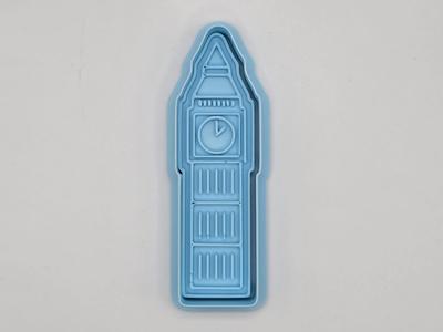Big Ben Cookie Cutter Playdoh Stamp