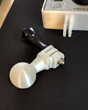 GoPro RAM Mount with Nut Location