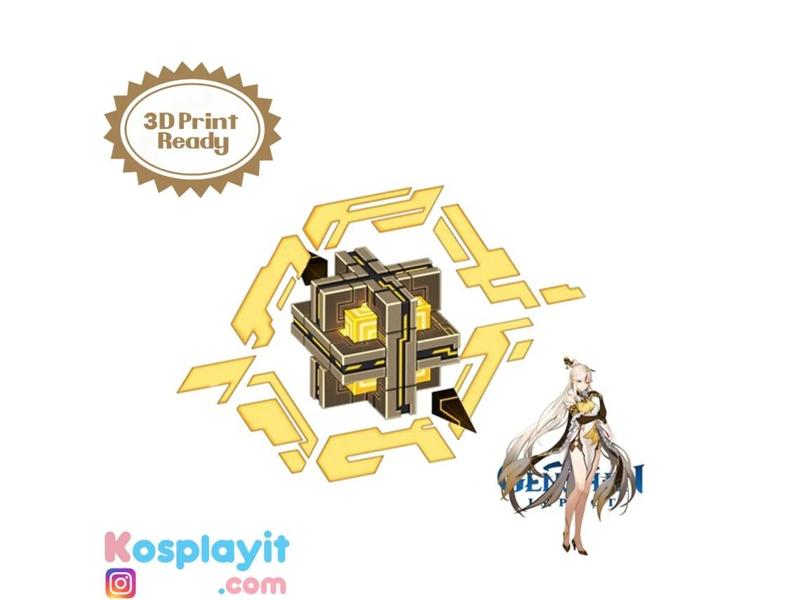 Genshin Impact - Memory of Dust - Digital 3D Model Files - Ningguang Cosplay