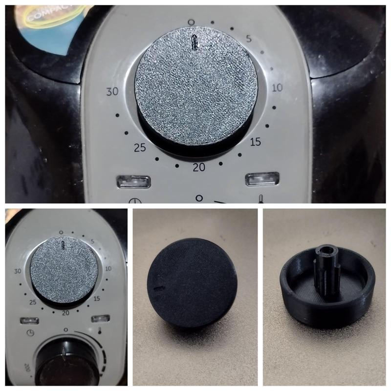 Botão Air Fryer Cadence