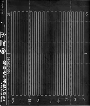 Calibration prints for determining time constant of bead width dynamics