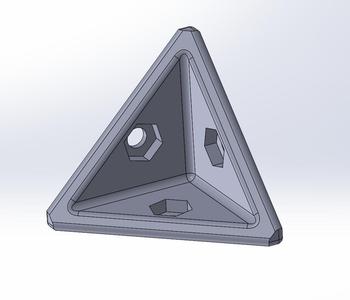 Corner connector 30x30x30mm