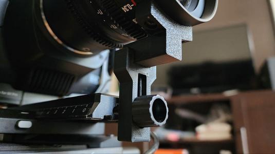 Lens support. DJI RS3 pro + Meike prime lens + BMPCC 6k pro