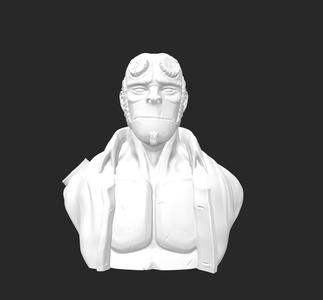 Hellboy bust
