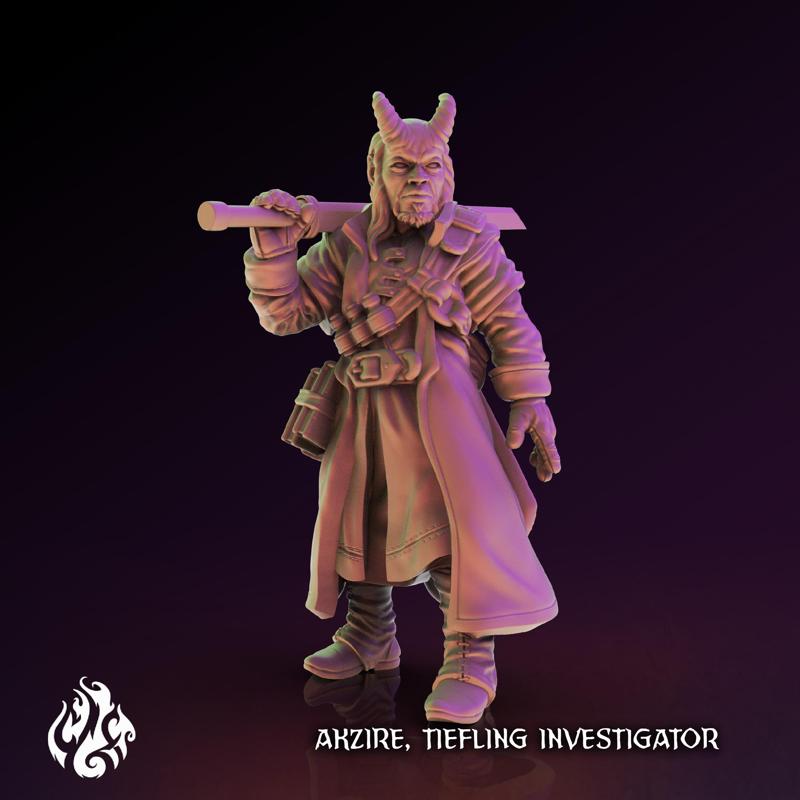Akzire, Tiefling Investigator
