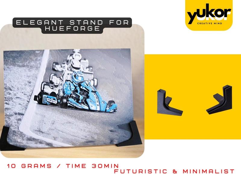 Stylish Minimalist Angled Hueforge Stands