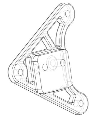 Ender3 ACME Anti-Backlash Nut Block Mount
