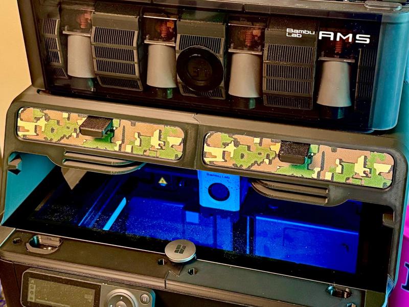 Digital Camouflage AMS Riser Drawer Face Fronts