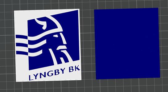 Lyngby FC coaster / ølbrik