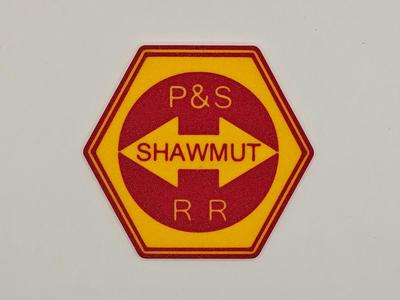 Pittsburgh & Shawmut Railroad Coasters & Holder