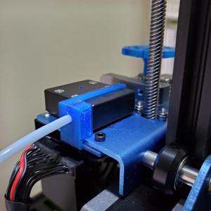 CR-10 V2 Filament Guide Fastened 