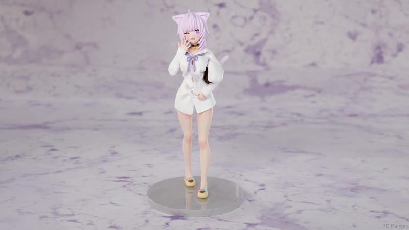 Nekomata Okayu (猫又おかゆ) (4th Outfit)