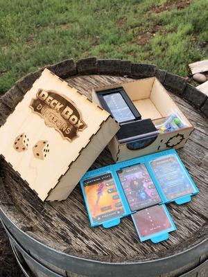Laser Cut Deck Box Dungeons Game Box