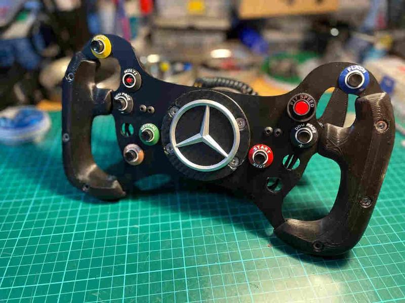 Button flange AMG GT3