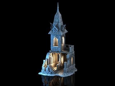 Ruined Cloister - Medieval Town Set