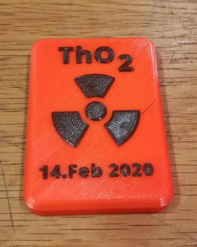 Thorium radiation source