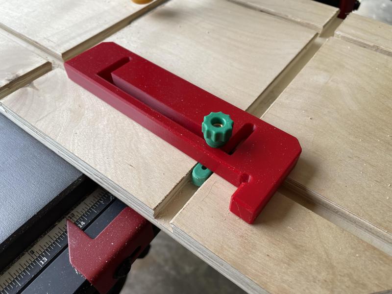 Microjig Tapering Jig Stop
