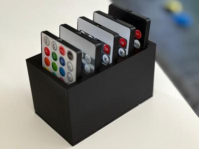 5-Slot LED Remote Control Holder
