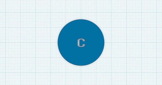 BLUE Carly Kight charm part