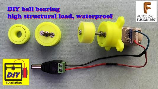 DIY special high structural load, waterproof bearing