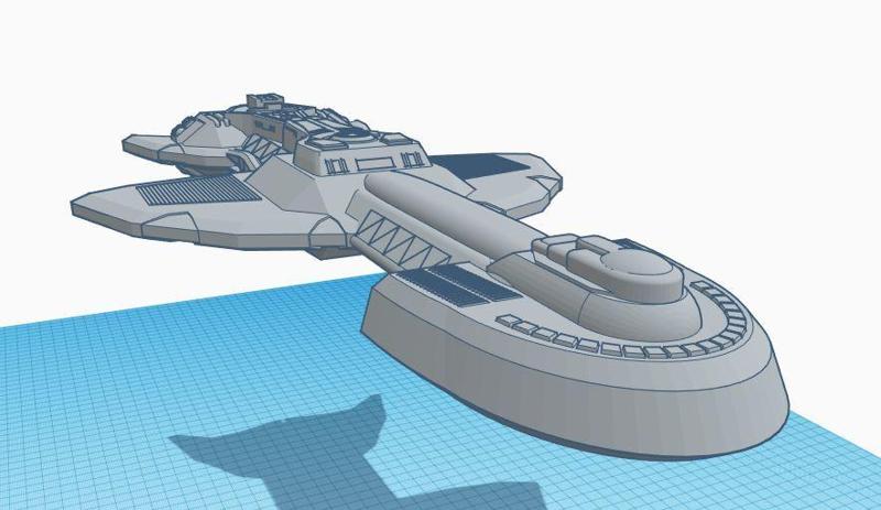 Cardassian Dreadnought Deep Space Exploration Ship V2
