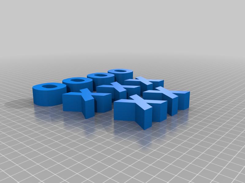 Tic-Tac-Toe Pieces