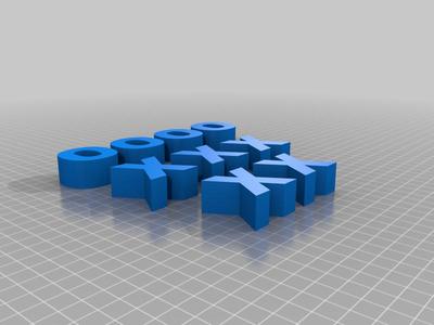 Tic-Tac-Toe Pieces