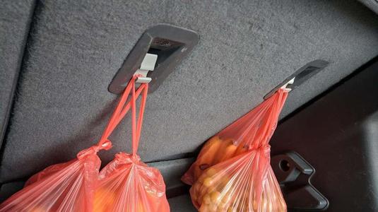 Bolt EV trunk cargo hook