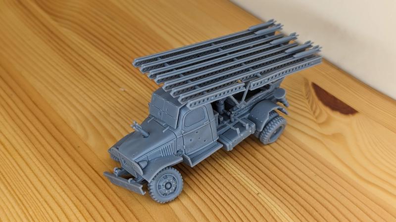 Destroyed ВМ-13-16 based on G7107 - Katyusha (US+USSR, WW2)