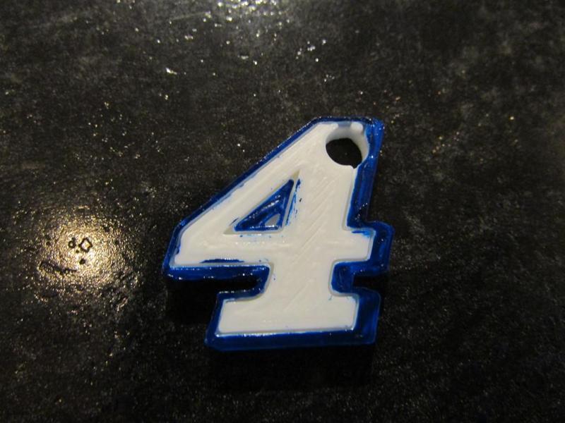 Kevin Harvick 4 keychain