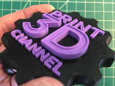 Print 3D Channel Maker Coin