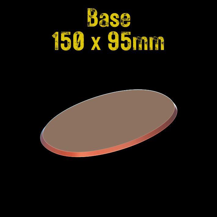 Base Oval 150 x 95mm