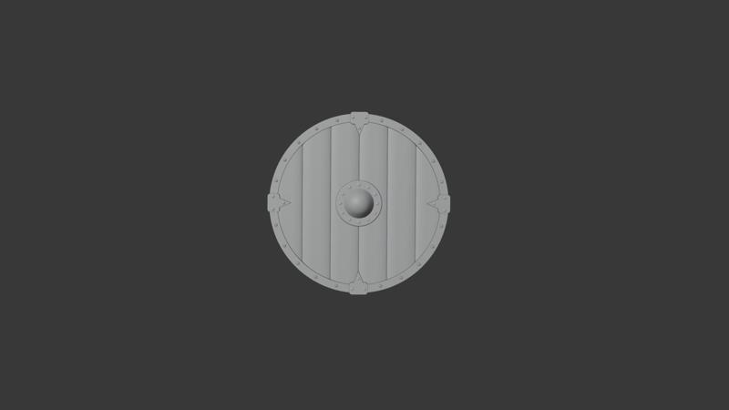 Wooden Round Shield