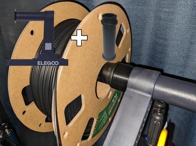 Creality Bearing Spool Holder to Elegoo Neptune 3/4 Pro/Plus/Max adapter