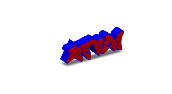 Kevin Personalized Graffiti Name Tag