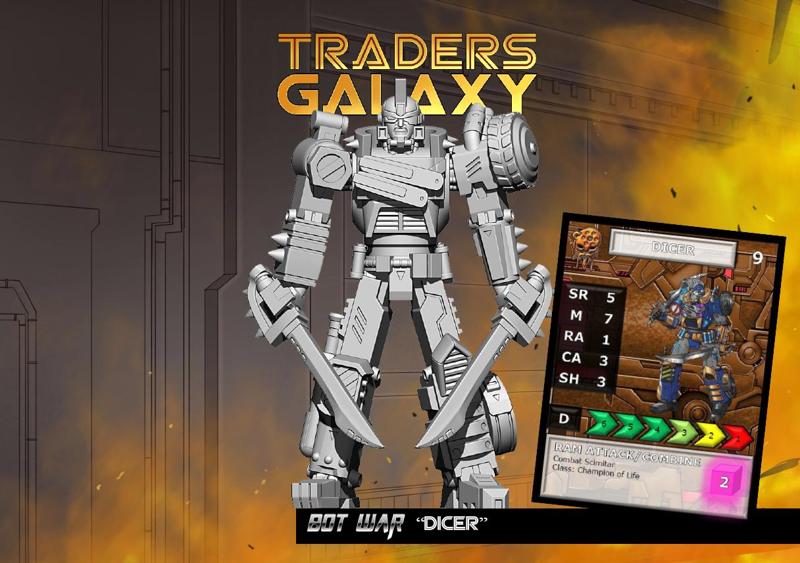 Trasher - Dicer BotWar Miniature Game