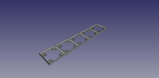 In3D FreeGrid 1x5 Grid