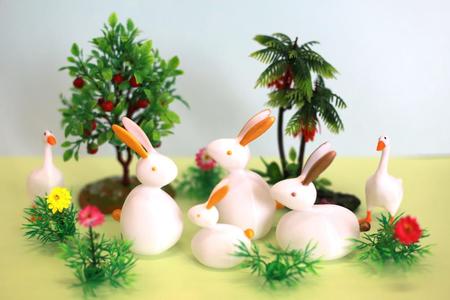 Cute Rabbit Family