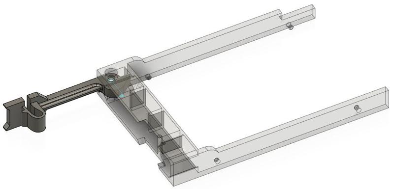 Proliant gen8 SFF caddy screwless with latch